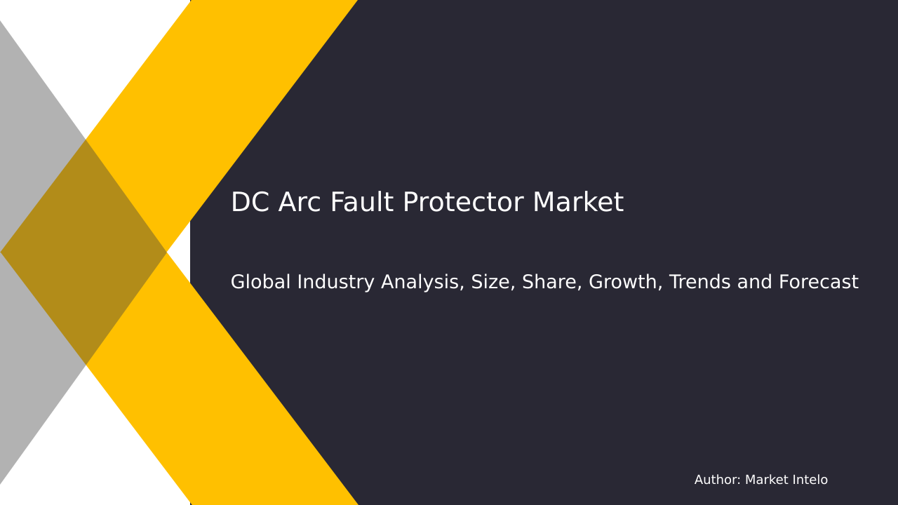 DC Arc Fault Protector Market Research Report 2033